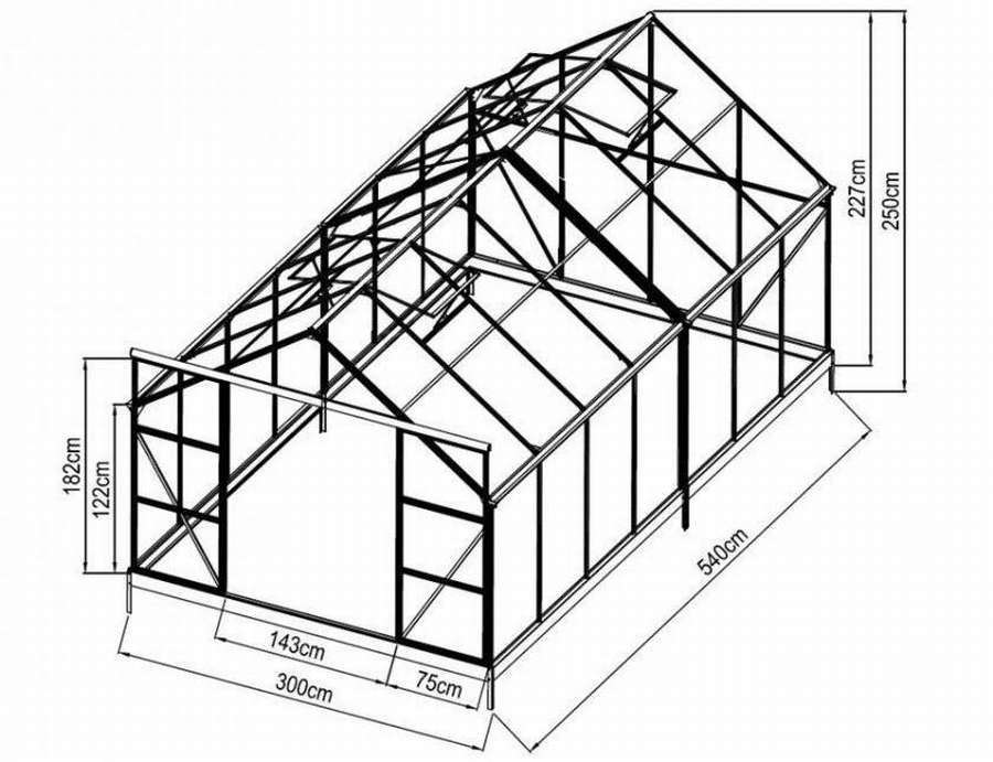 10 чертежей теплиц из металла