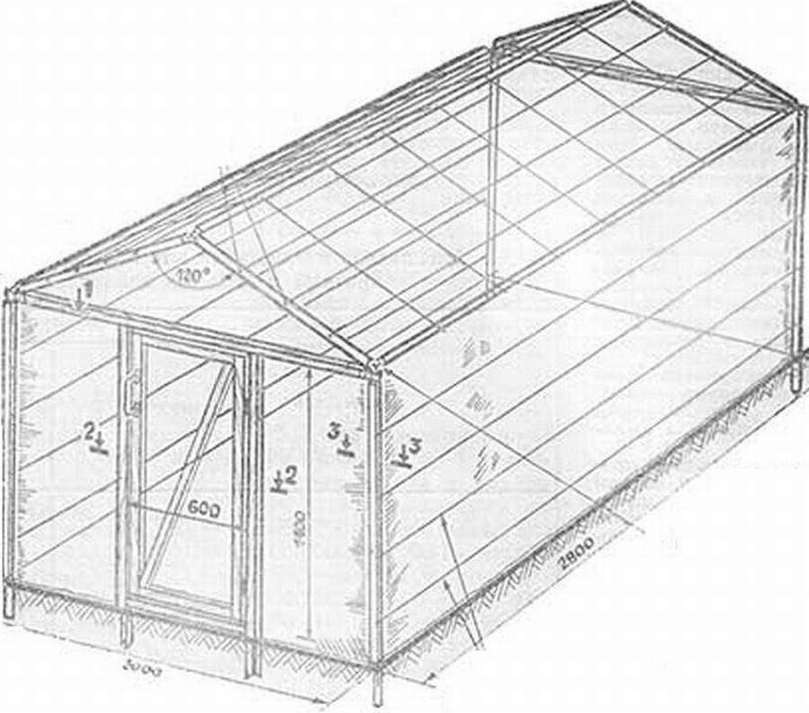 10 чертежей теплиц из металла