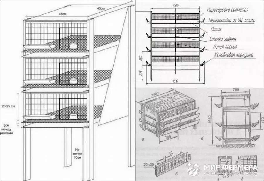 Клетки для цыплят своими руками