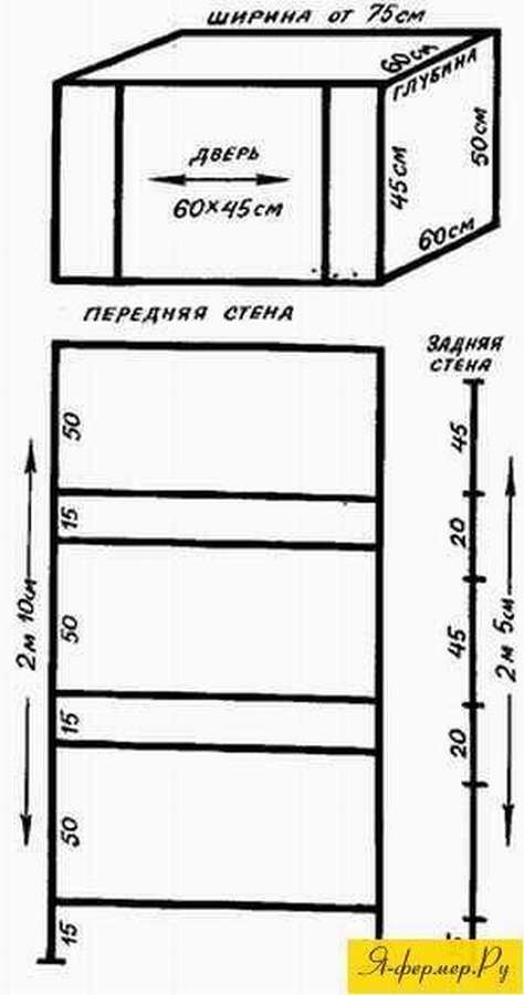 Клетка для шиншиллы. 12 чертежей