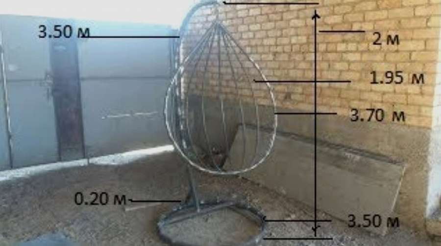 Как самому сделать качели кресло-кокон