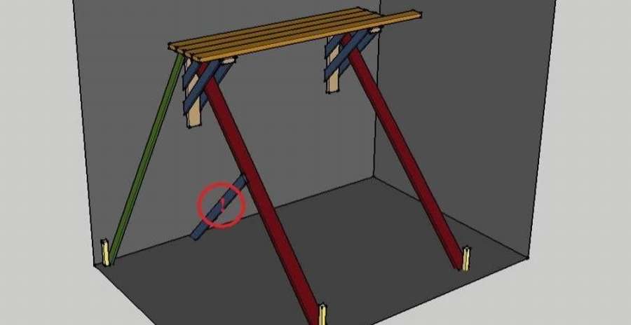 Как правильно сделать строительные леса