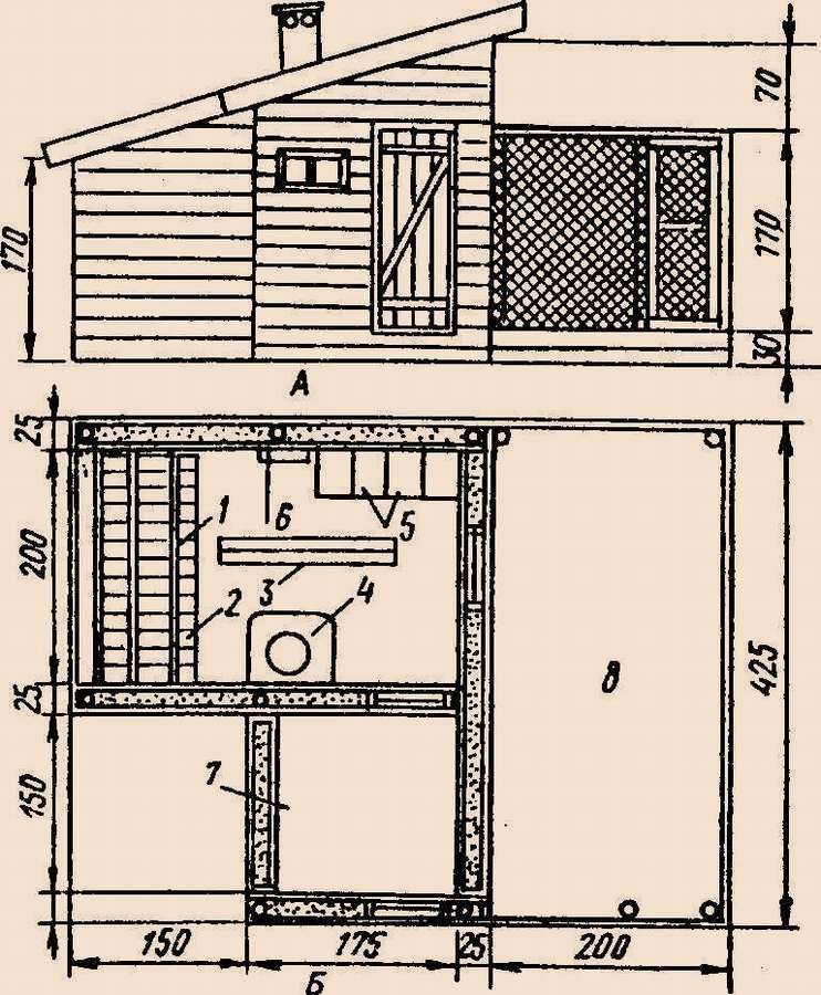 12 чертежей, чтобы сделать курятник