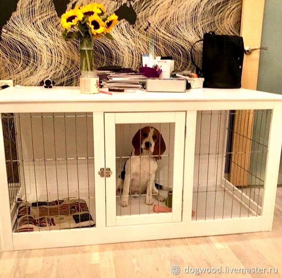Клетка стол для собак своими