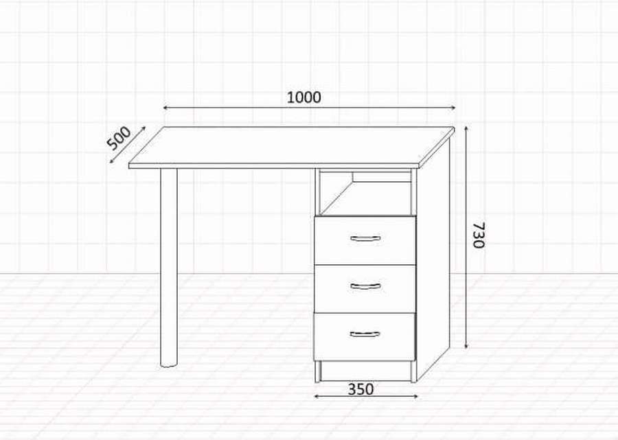 11 чертежей маникюрного стола (с