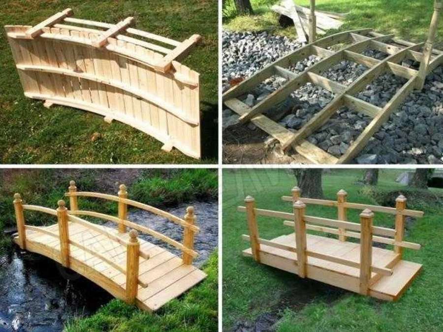 Как сделать деревянный мостик для