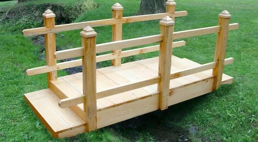Как сделать деревянный мостик для