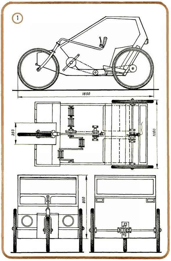 КРУТО! Веломобиль с тремя колесами