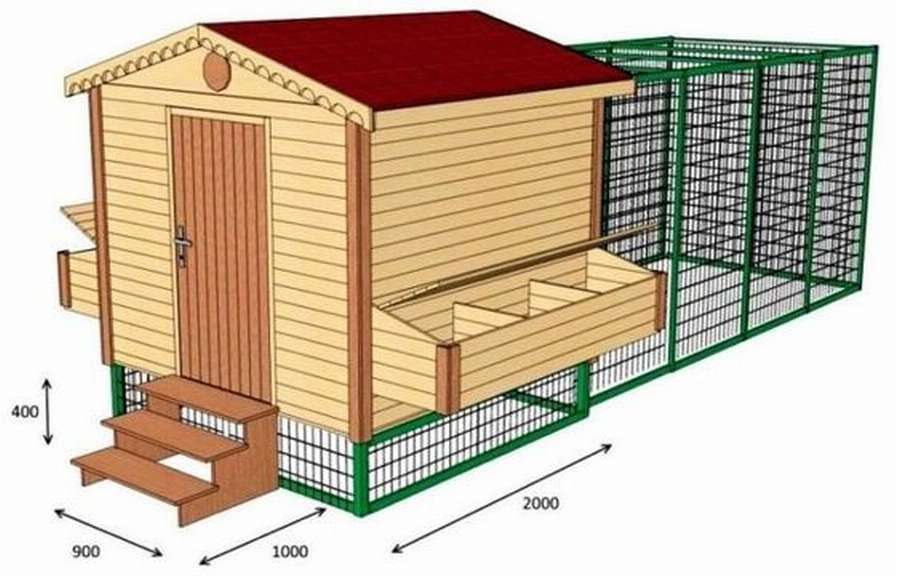 Как построить курятник на 10