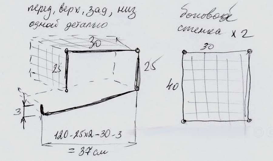 Клетка для птиц: 6 чертежей