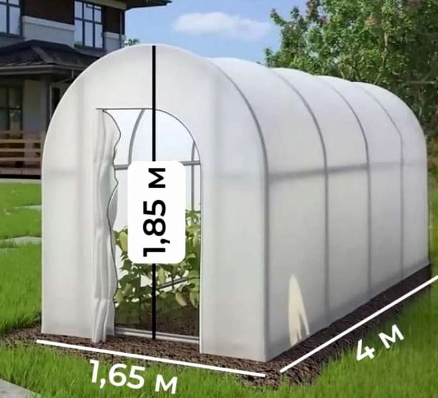 Быстрая бюджетная теплица из агроволокна