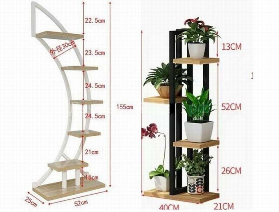 Подставка для цветов: 12 чертежей