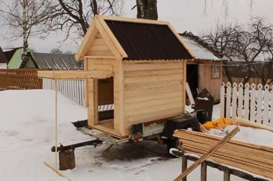 7 моделей: зимний курятник на