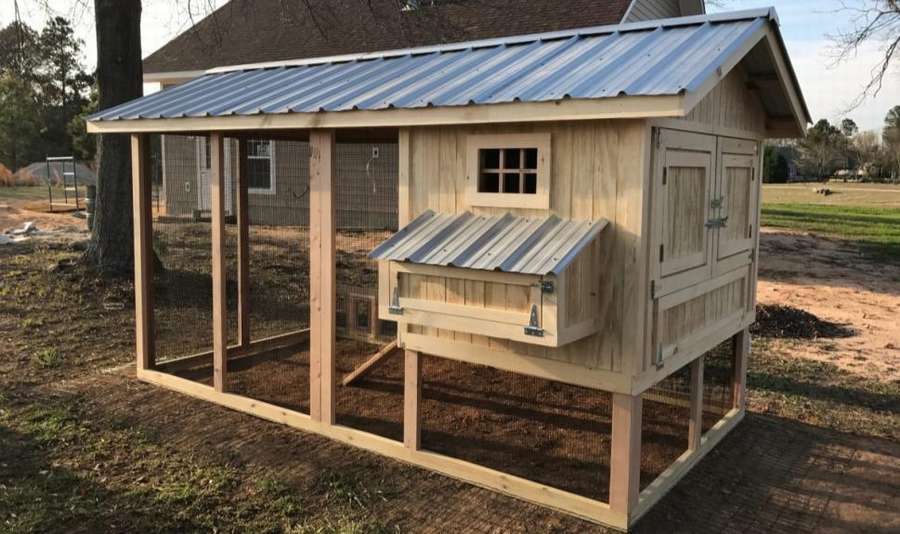 Как сделать курятник из досок