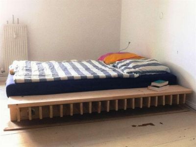 Кровать в японском стиле своими руками (без единого гвоздя)
