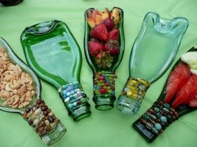8 идей посуды из стеклянных бутылок. Такого вы ещё не видели!!!