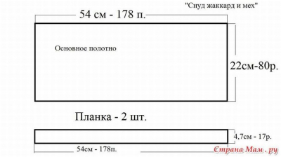 Снуд: выкройки, шаблоны, схемы с размерами (12 шт)