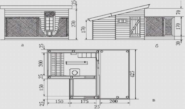 Зимний курятник: 10 чертежей, чтобы сделать самому (с размерами)