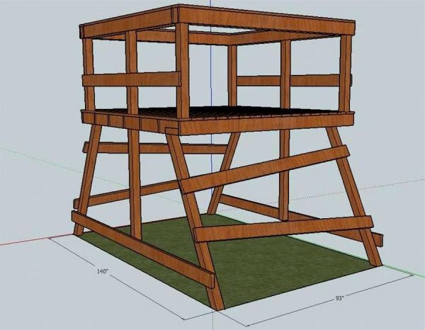 Открытый домик на дереве своими руками? Чертежи + инструкция