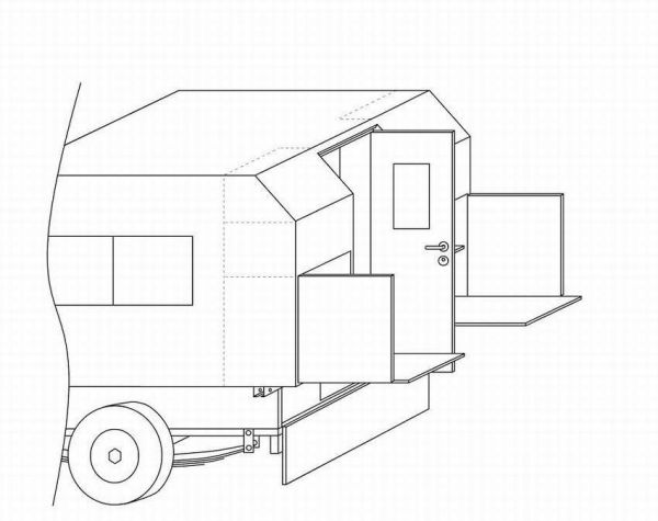 Жилой модуль в прицеп: 9 чертежей своими руками