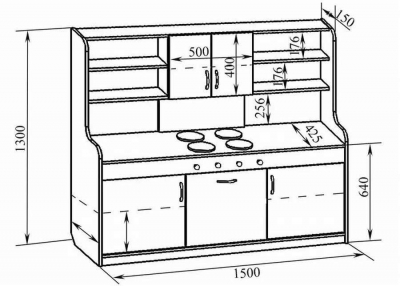 Кухня для детей своими руками: 10 чертежей с размерами