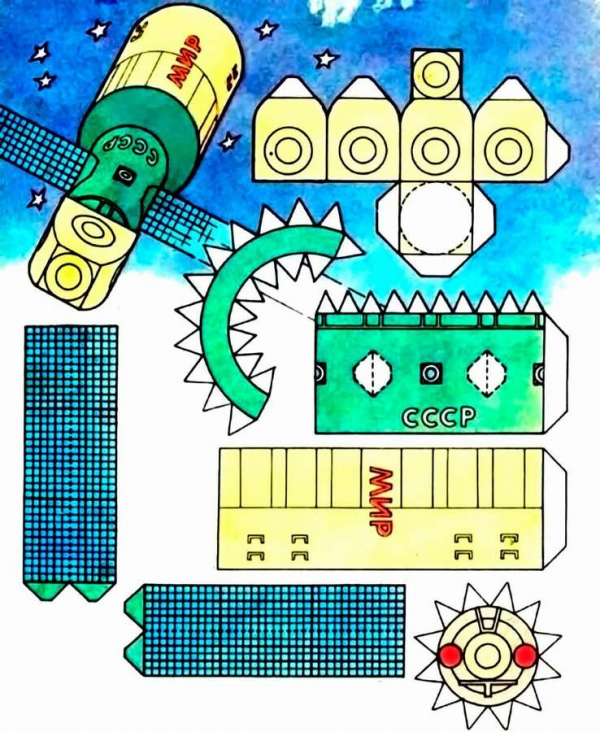 Космический корабль: 12 чертежей и шаблонов, чтобы сделать самому