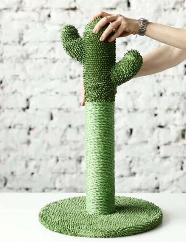 Когтеточка кактус своими руками. 7 фото для вдохновения