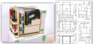 Органайзер для инструментов: 12 чертежей и схем (размеры)