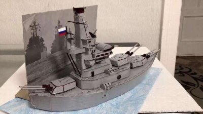 Бумажные и картонные военные корабли: 10 крутых моделей