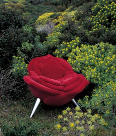 Кресло в форме цветка - 10 фото смелого дизайна