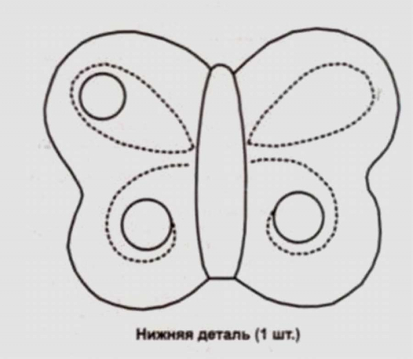 Прихватка бабочка - 17 выкроек в натуральную величину + фото