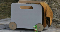 Детский ящик под игрушки из фанеры: 10 крутых моделей